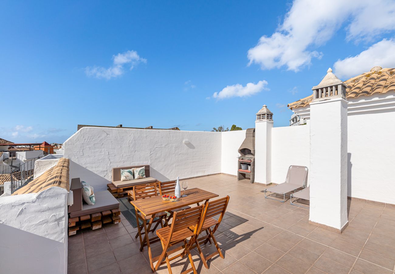 Apartment in Benalmádena - Attic with solarium and panoramic views