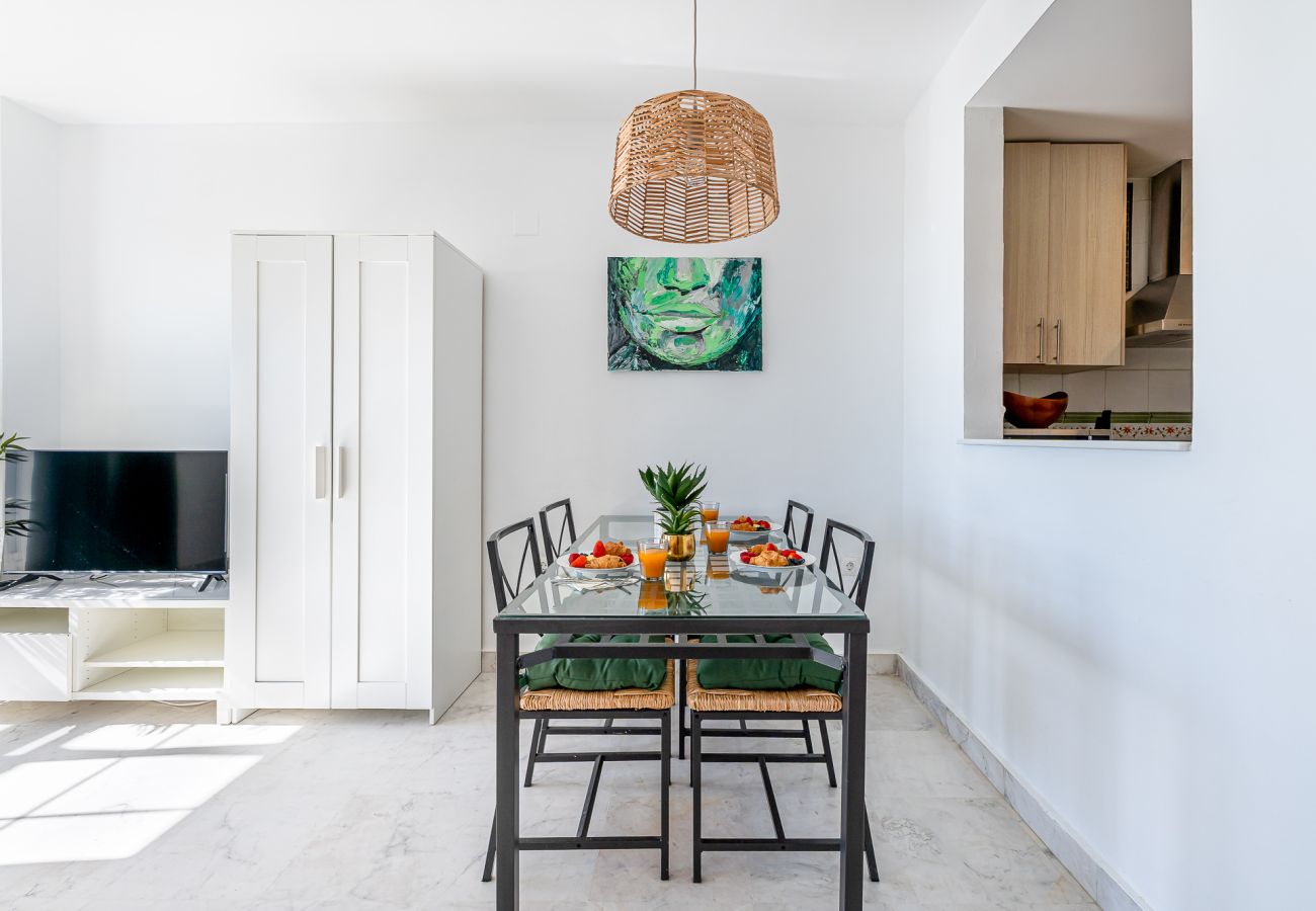 Apartment in Benalmádena - Attic with solarium and panoramic views