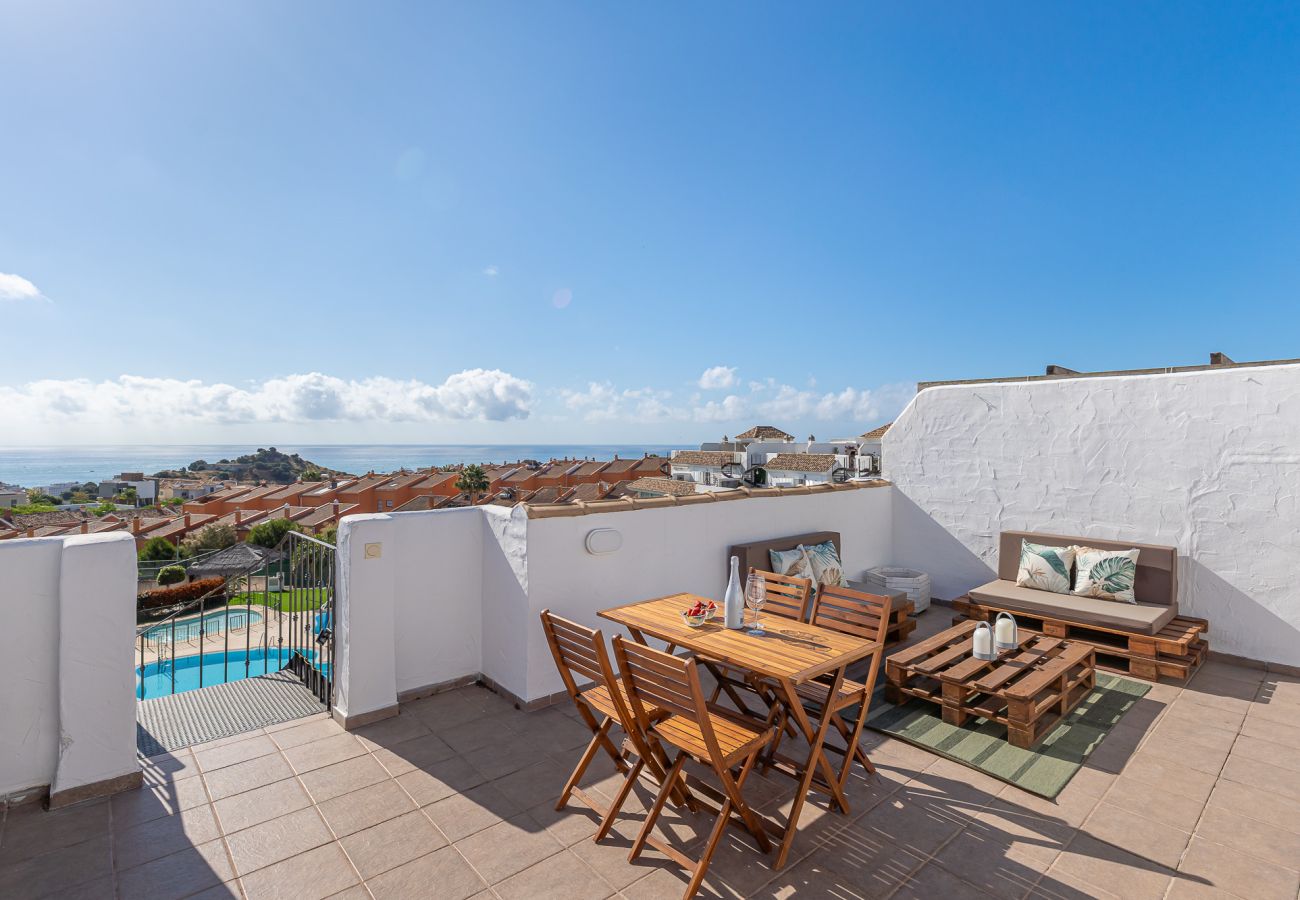 Apartment in Benalmádena - Attic with solarium and panoramic views