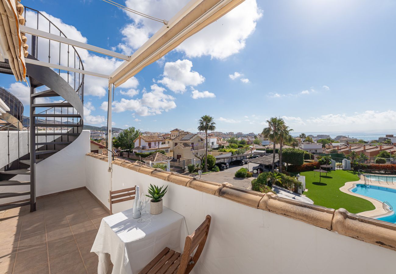 Apartment in Benalmádena - Attic with solarium and panoramic views