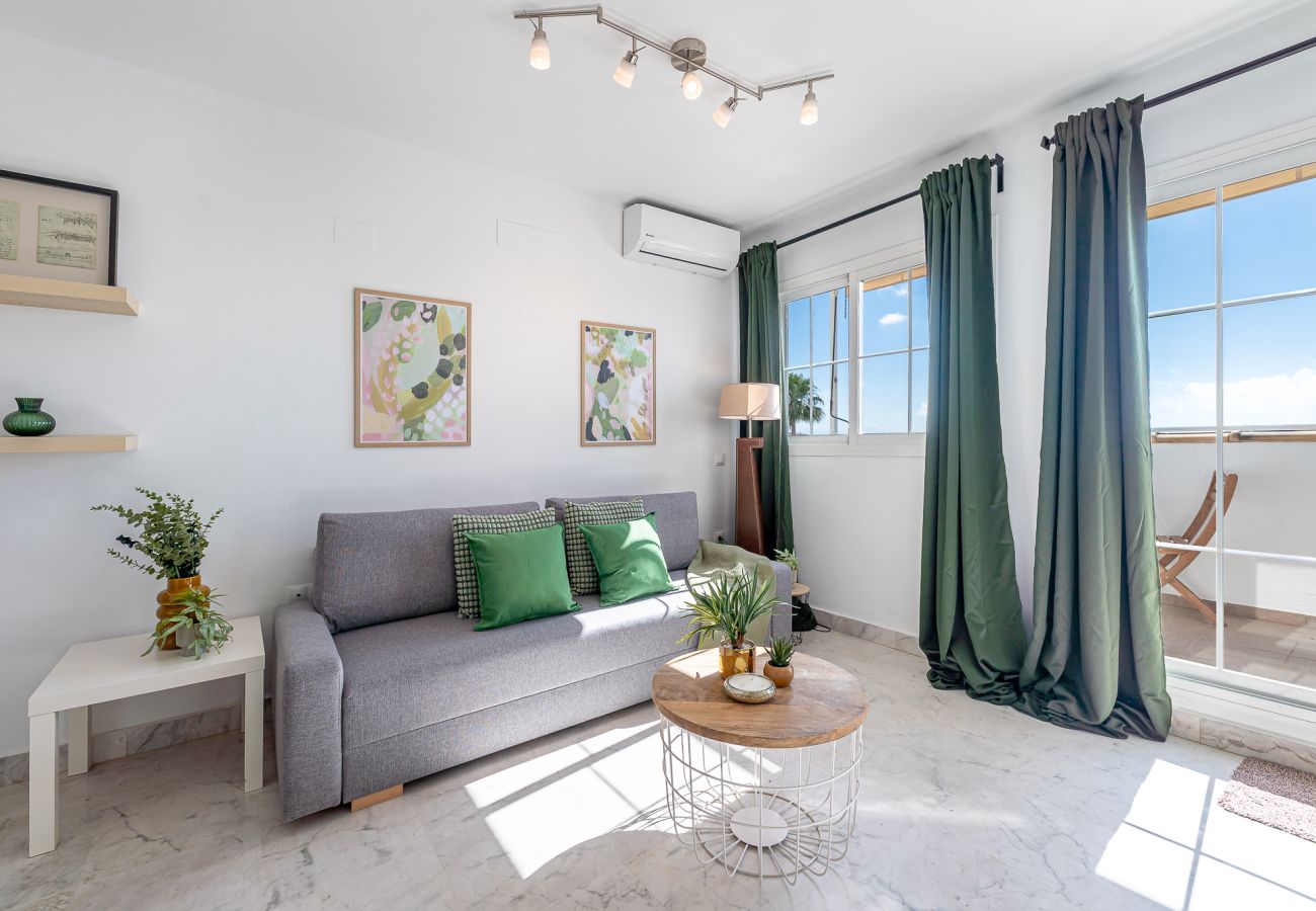 Apartment in Benalmádena - Attic with solarium and panoramic views