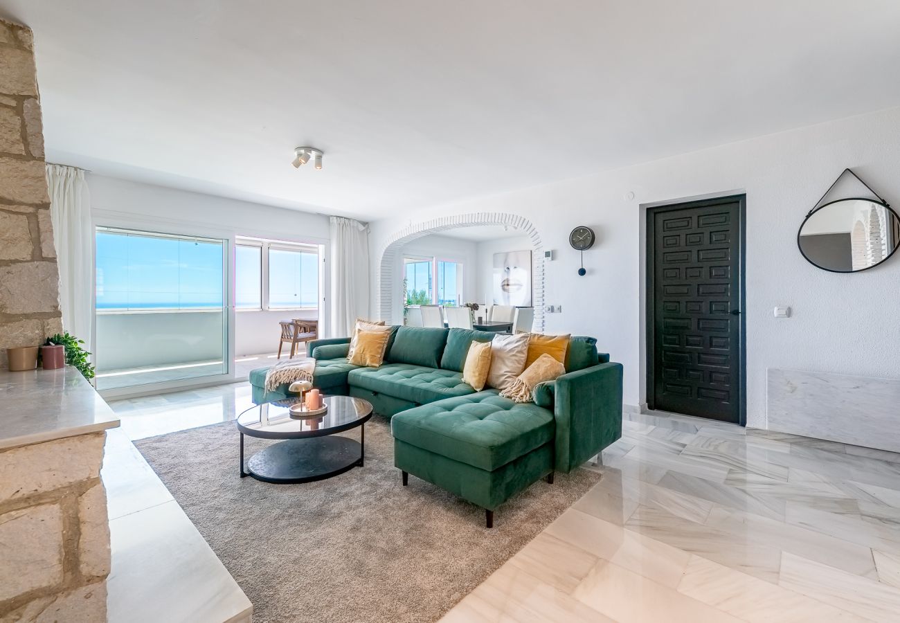 Chalet in Benalmádena - Chalet with pool jacuzzi and beautiful views
