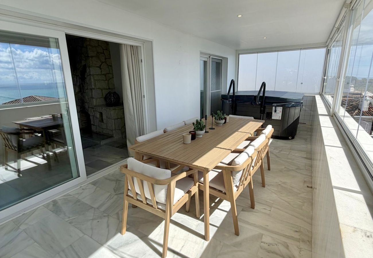 Chalet in Benalmádena - Chalet with pool jacuzzi and beautiful views