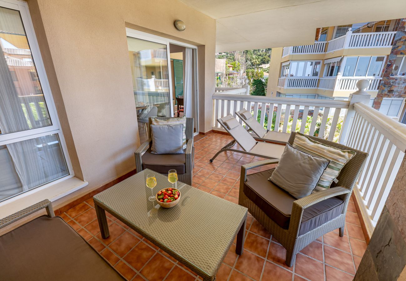 Apartment in Fuengirola - Comodo apartamento con terrazas en el higueron