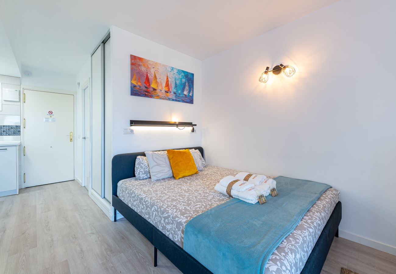 Studio in Benalmádena - Contemporáneo estudio con hermosa vista en Minerva