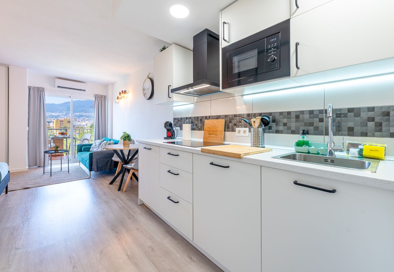 Studio in Benalmádena - Contemporáneo estudio con hermosa vista en Minerva