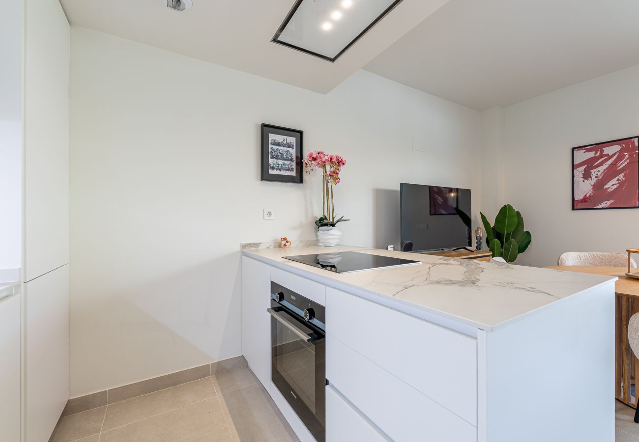 Apartment in Benalmádena - Appartment in Rocas Blancas with views