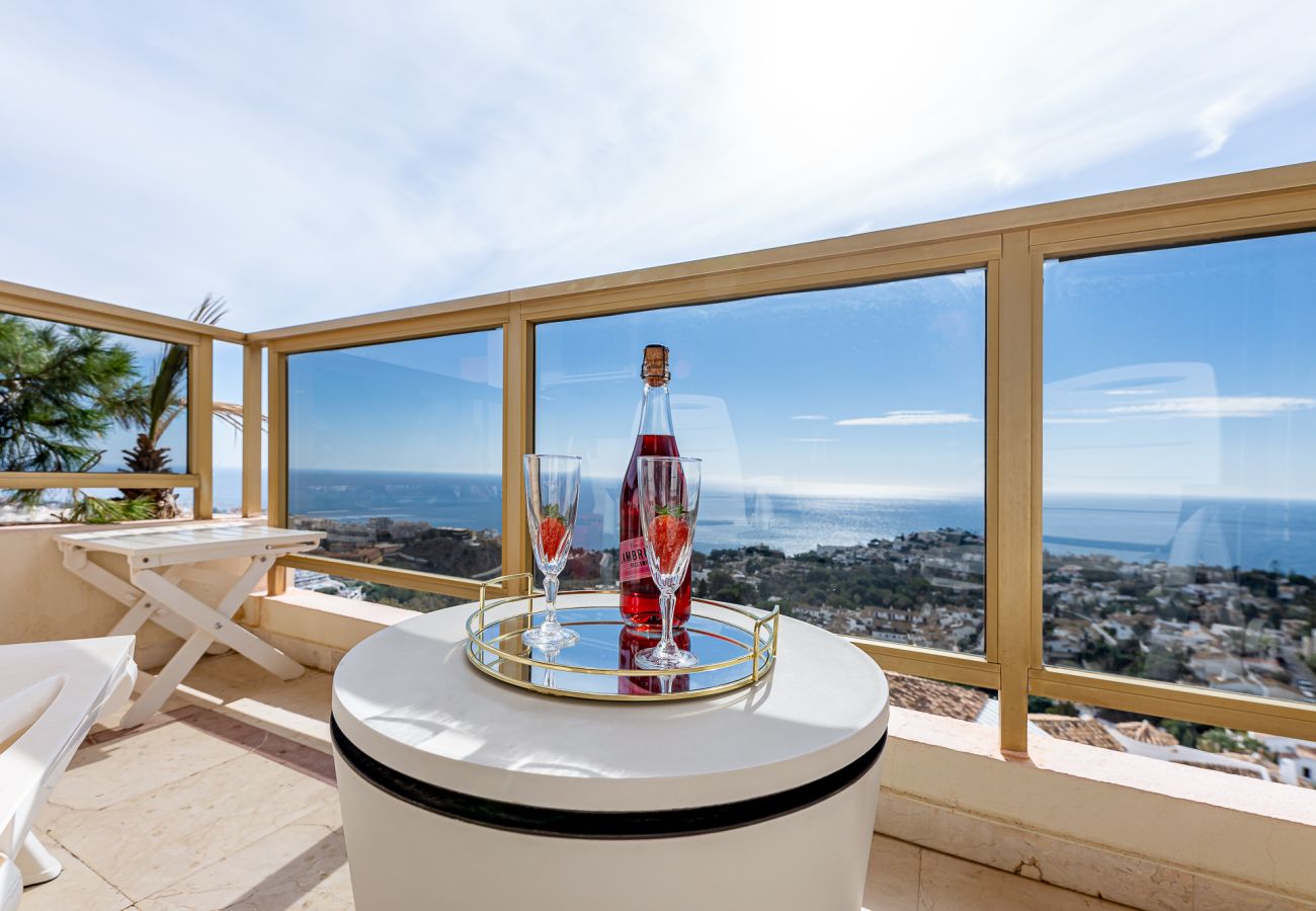 Appartement à Benalmádena - Luxueux appartement pour 5,  avec vue sur la mer 