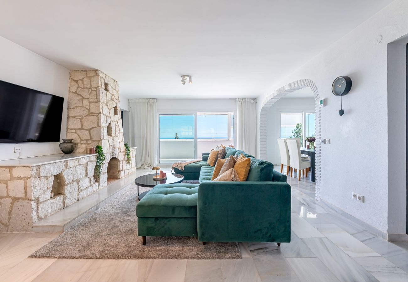 Chalet à Benalmádena - Chalet with pool jacuzzi and beautiful views