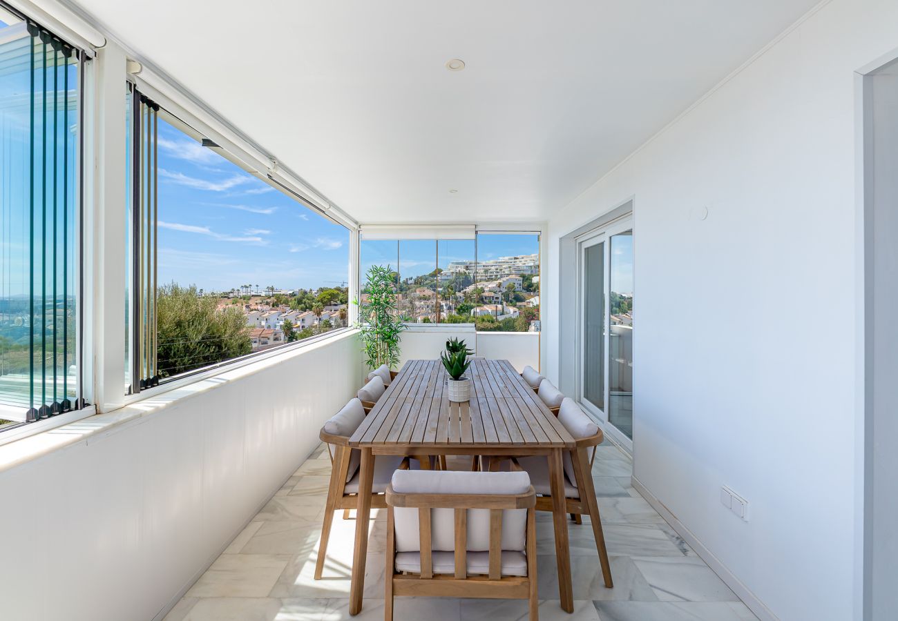 Chalet à Benalmádena - Chalet with pool jacuzzi and beautiful views