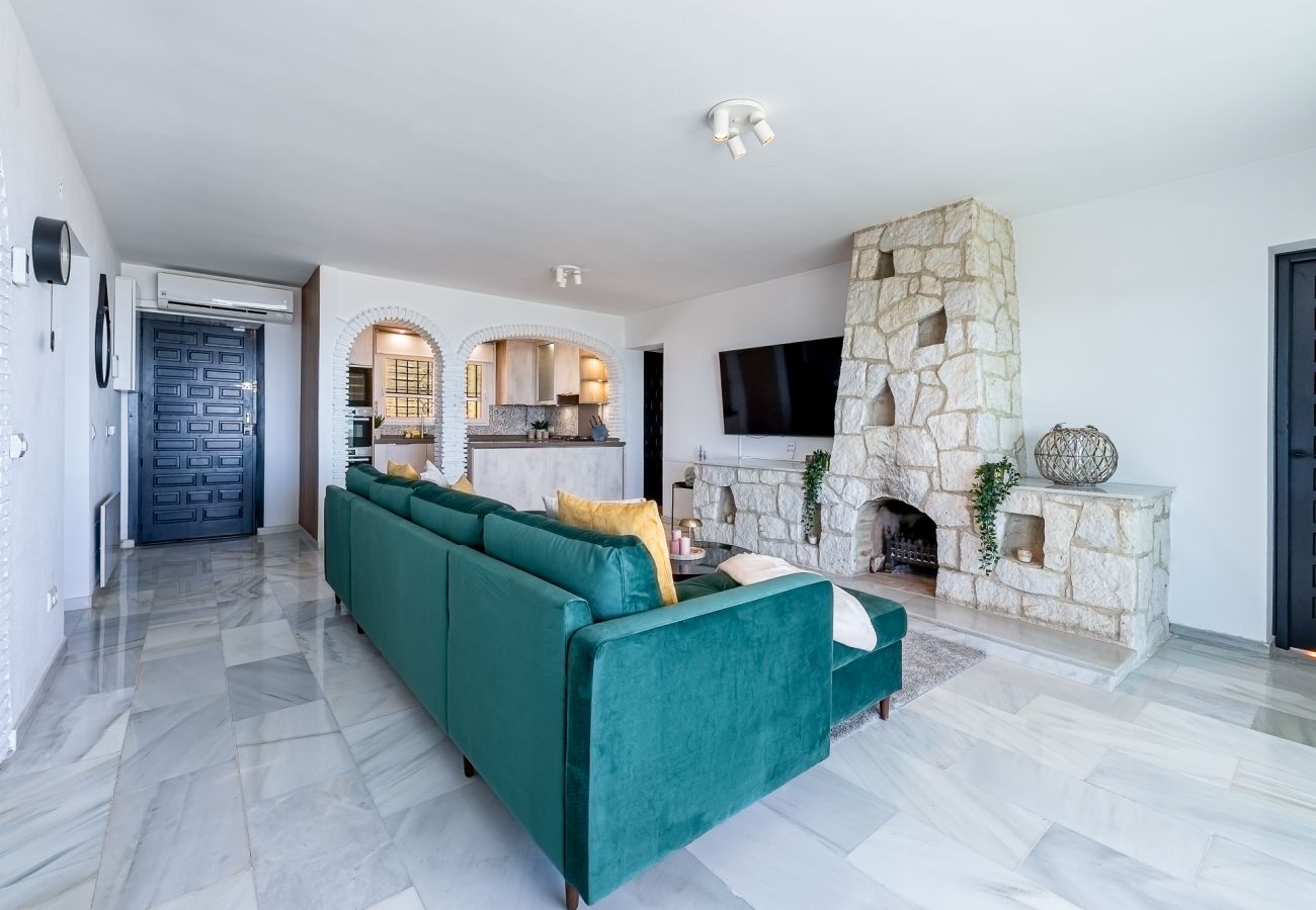 Chalet à Benalmádena - Chalet with pool jacuzzi and beautiful views