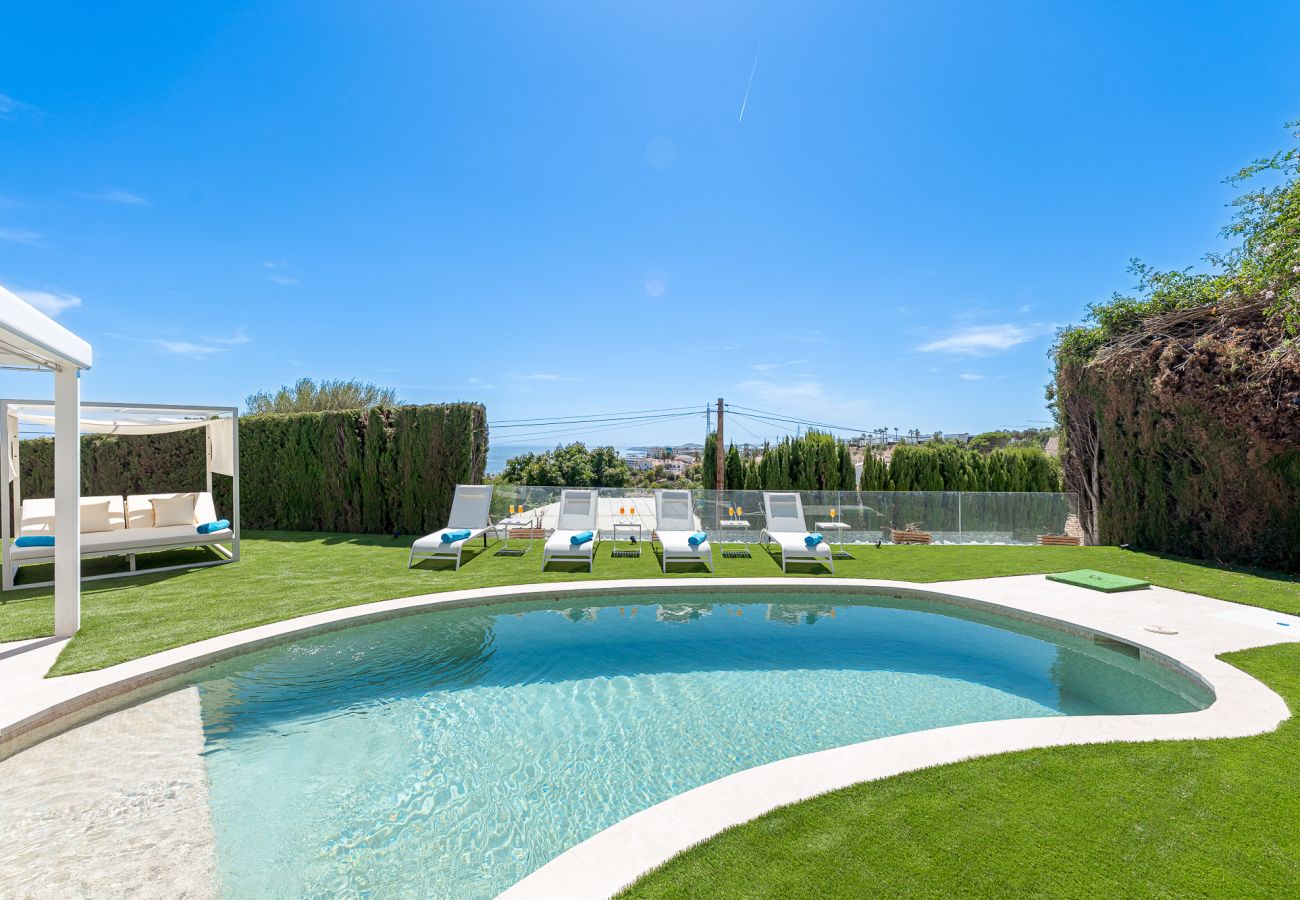 Chalet à Benalmádena - Chalet with pool jacuzzi and beautiful views