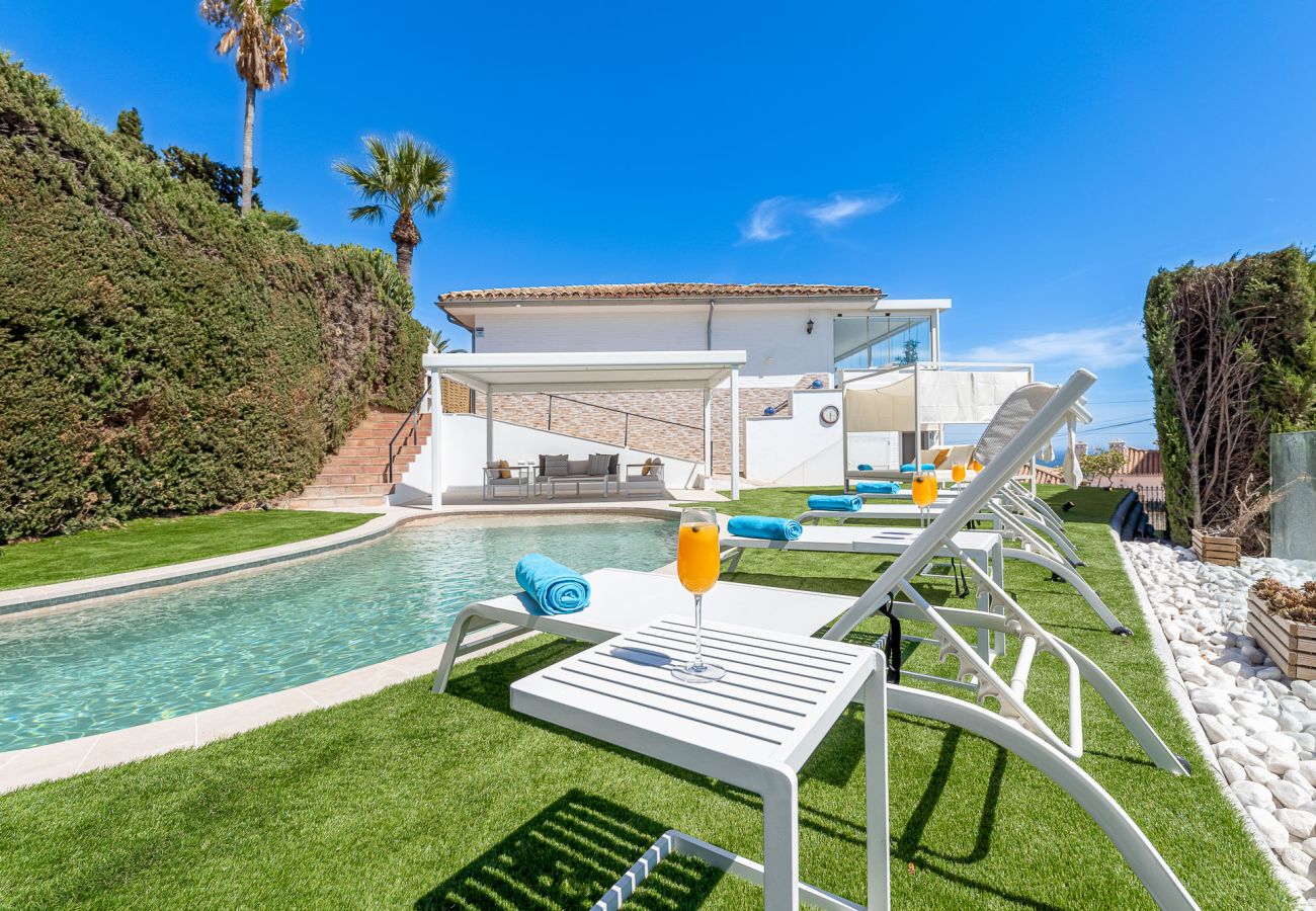 Chalet à Benalmádena - Chalet with pool jacuzzi and beautiful views