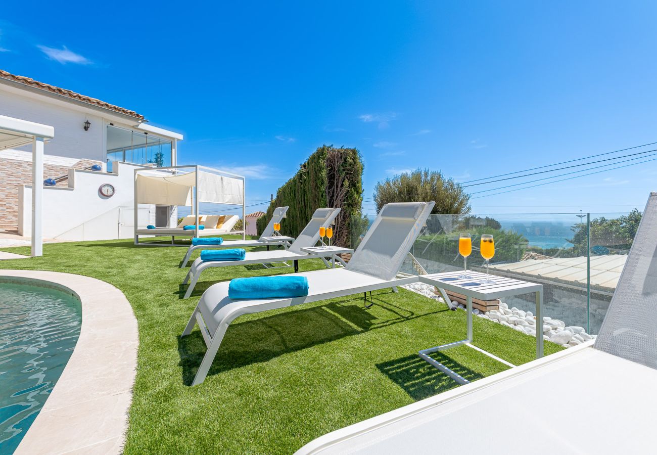 Chalet à Benalmádena - Chalet with pool jacuzzi and beautiful views