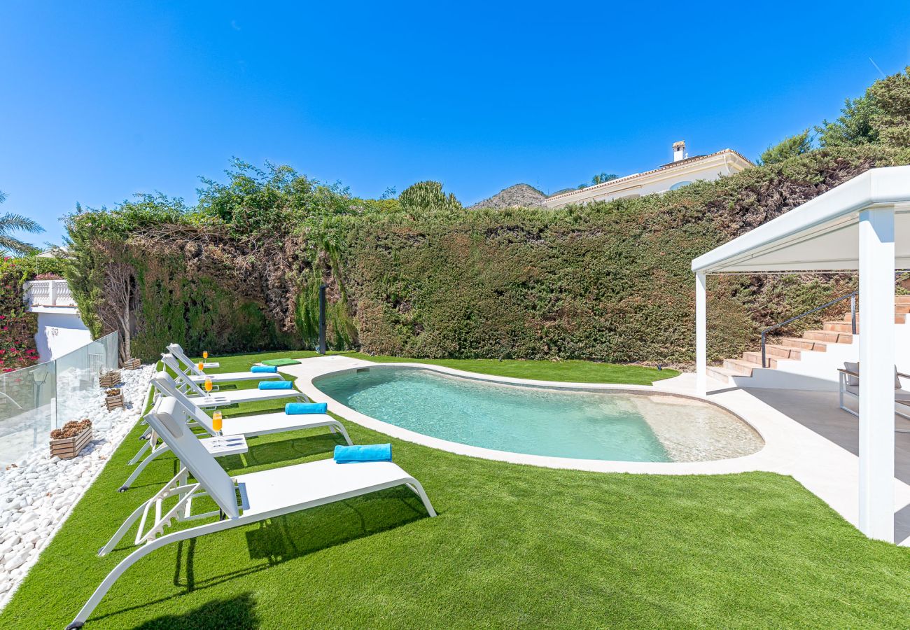 Chalet à Benalmádena - Chalet with pool jacuzzi and beautiful views