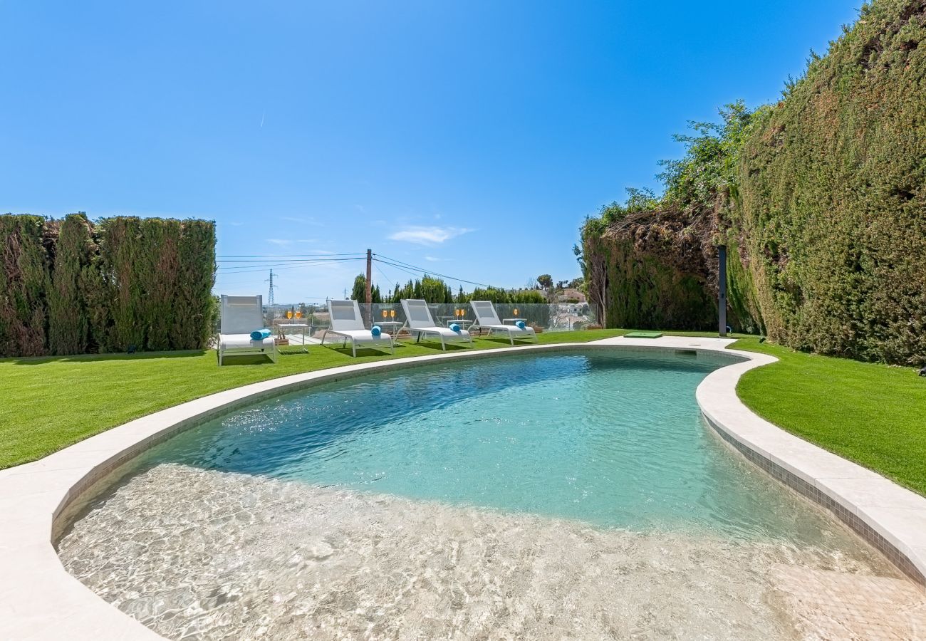 Chalet à Benalmádena - Chalet with pool jacuzzi and beautiful views