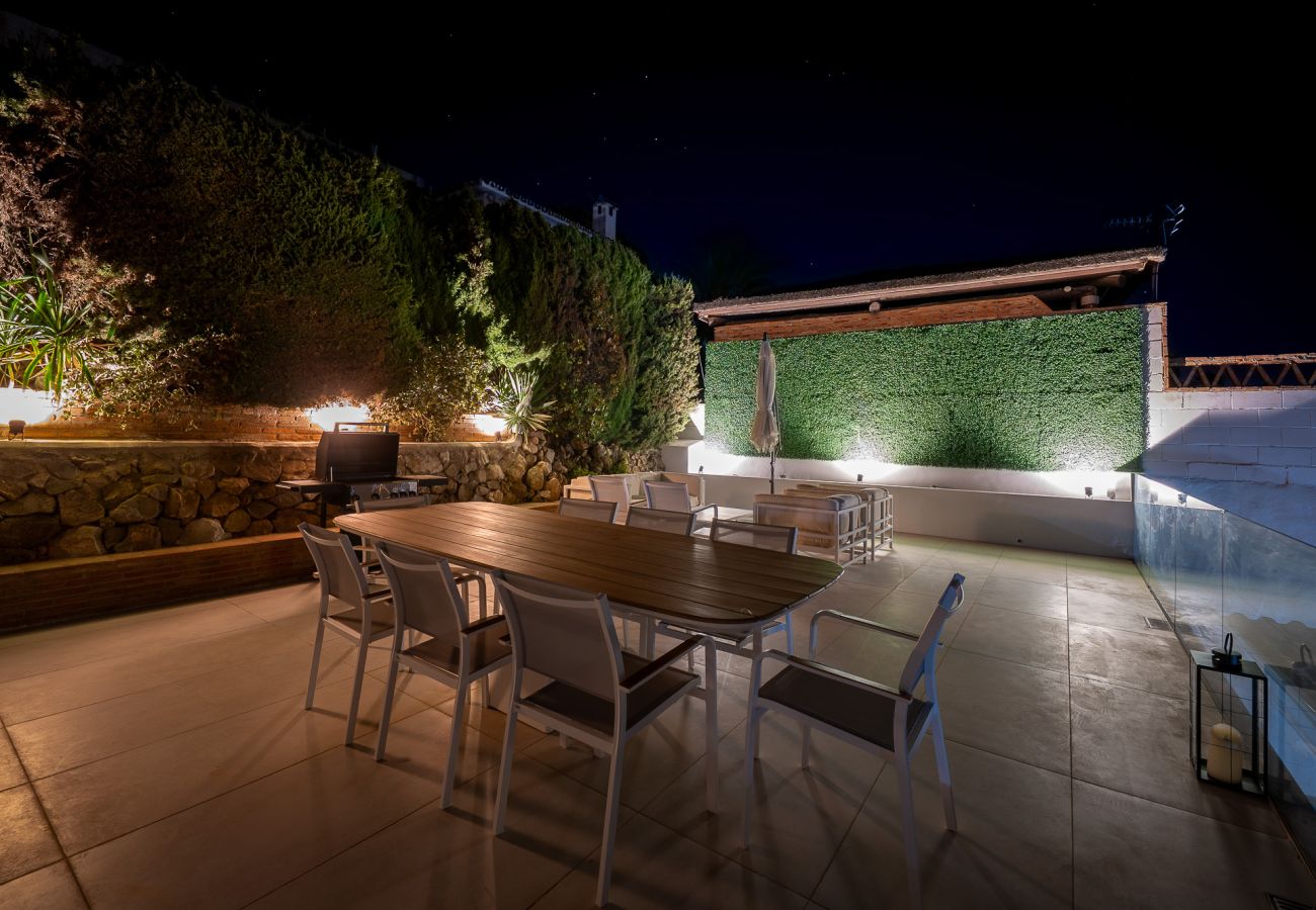 Chalet à Benalmádena - Chalet with pool jacuzzi and beautiful views