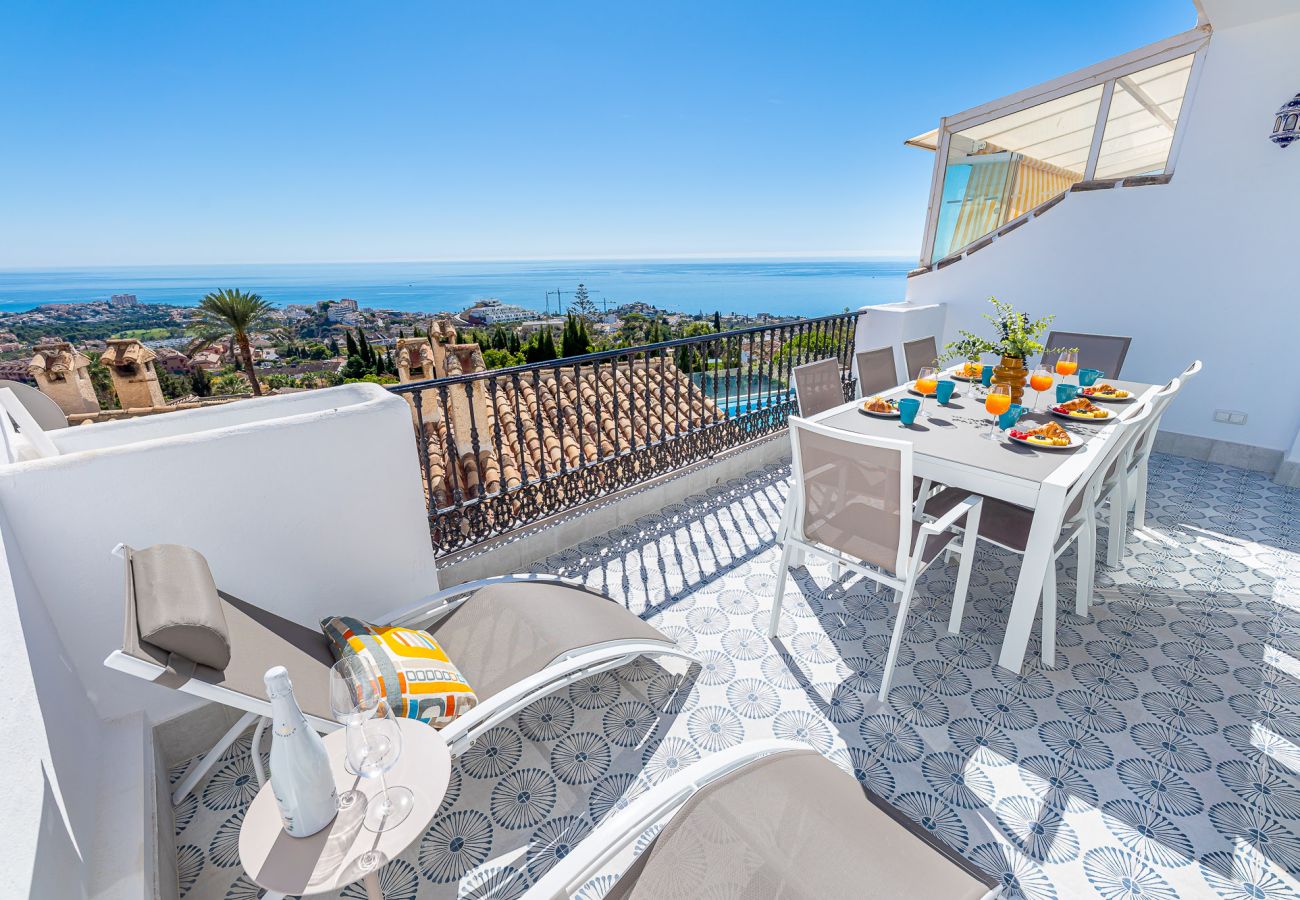 Maison mitoyenne à Benalmádena - Luxurious townhouse with panoramic views