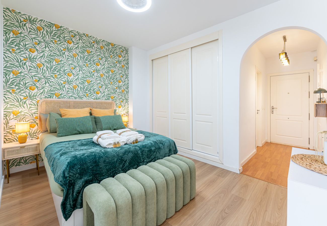 Studio à Benalmádena - Cozy studio with garden views 