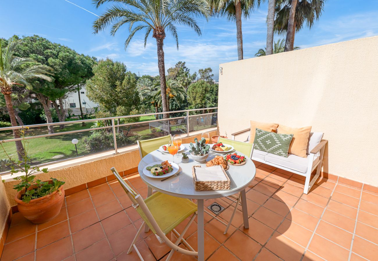 Studio à Benalmádena - SHERVIN - acogedor estudio con vistas al jardin